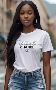 Chanel Think for Yourself Act Quote (Inspired)