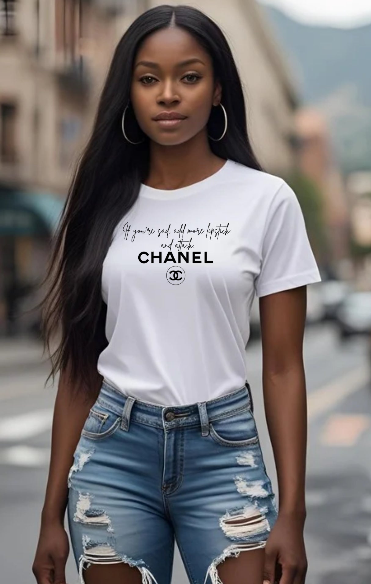 Chanel Lipstick Quote (Inspired)