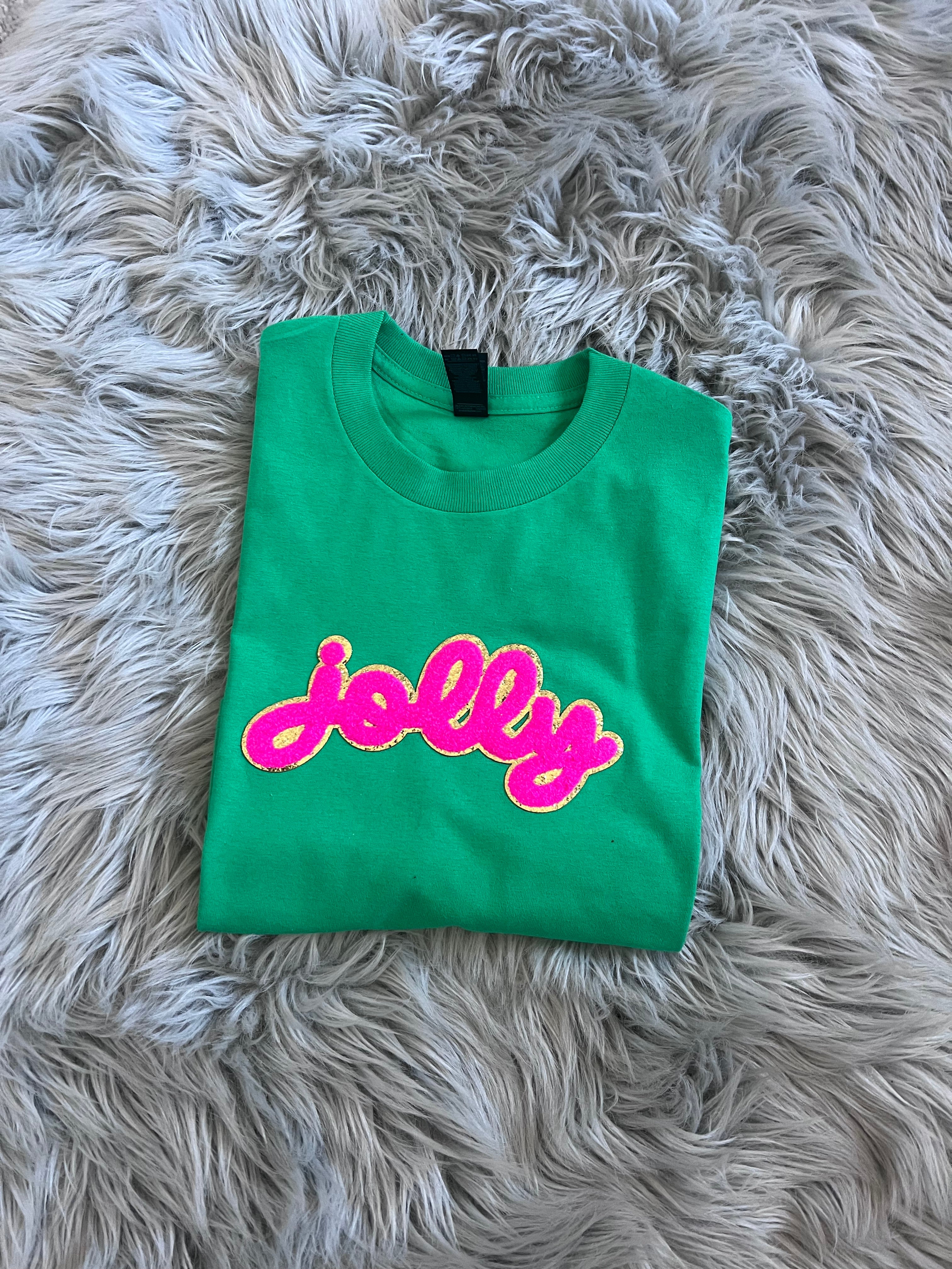 Jolly-Pink and Gold Design