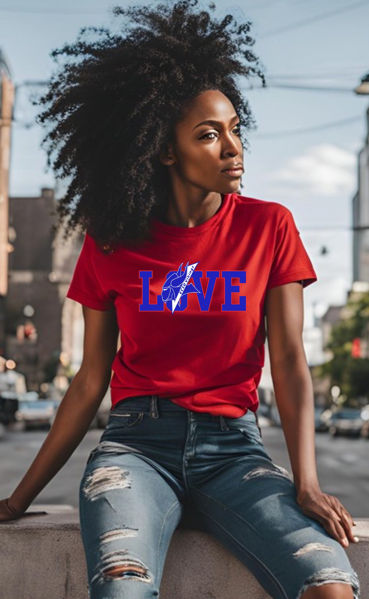 Love- Blue and Red
