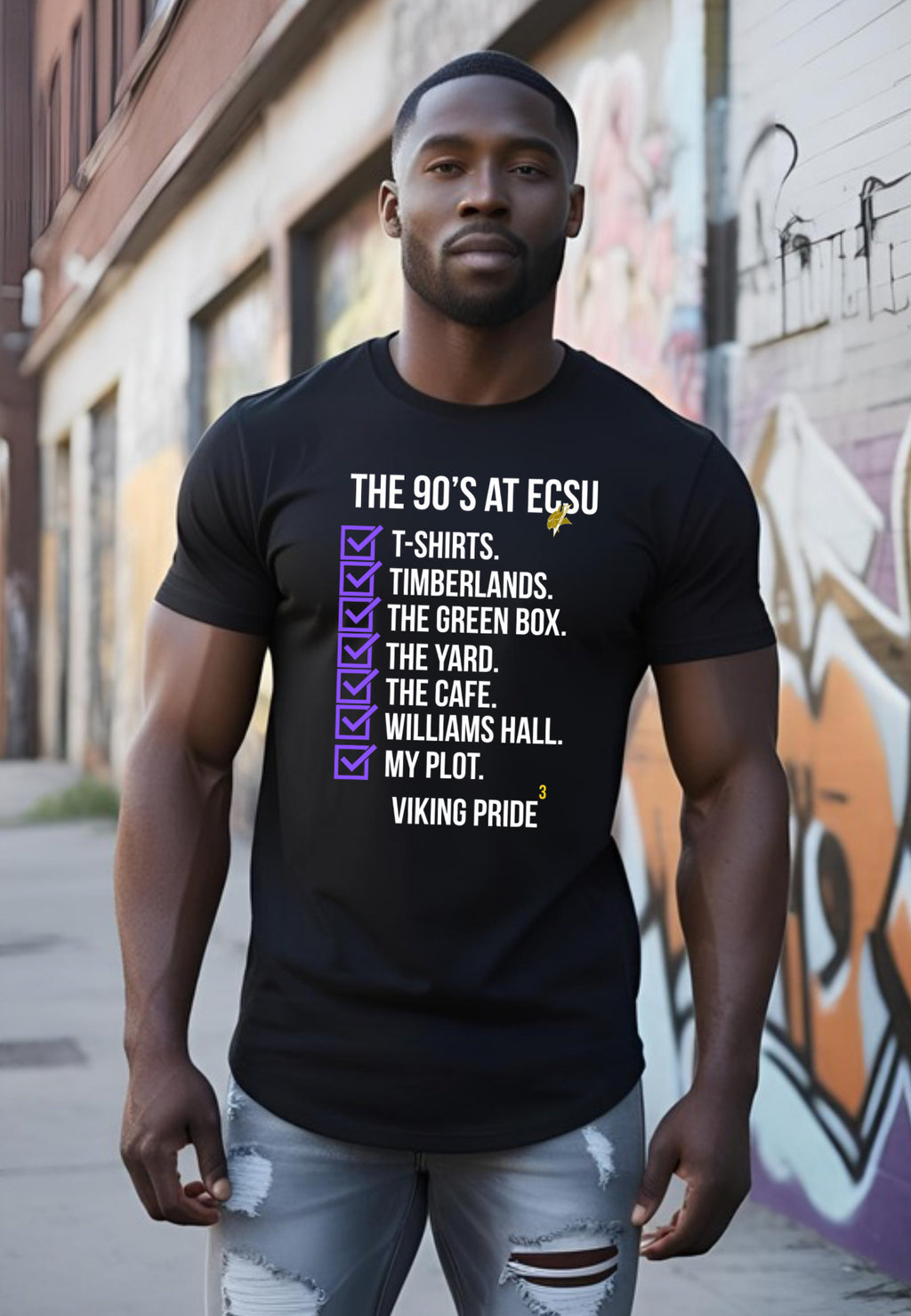 ECSU- Purple and Gold