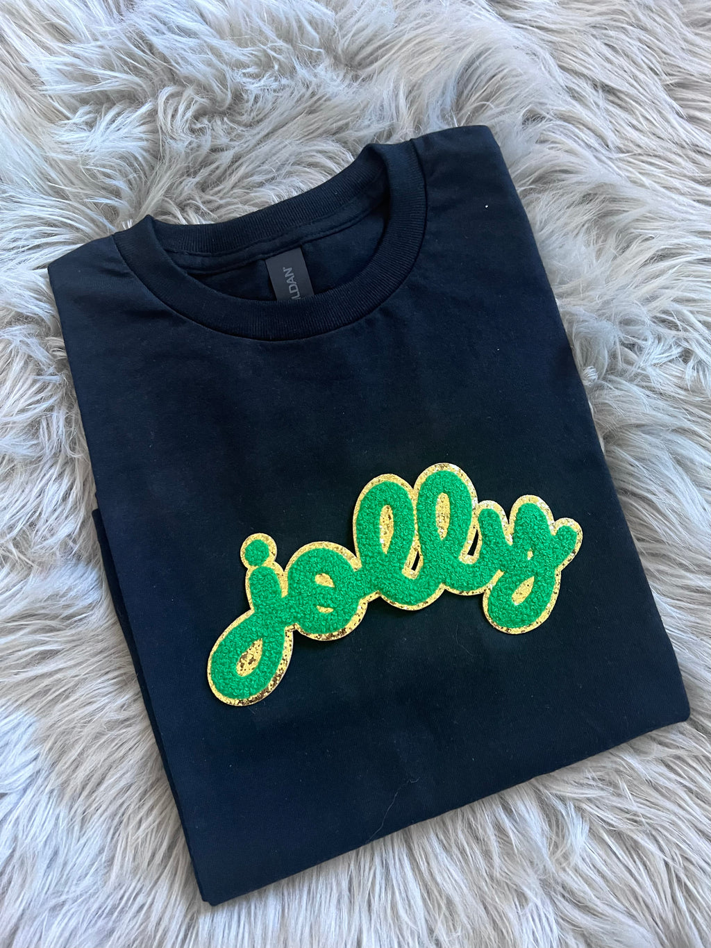 Jolly-Green and Gold Design