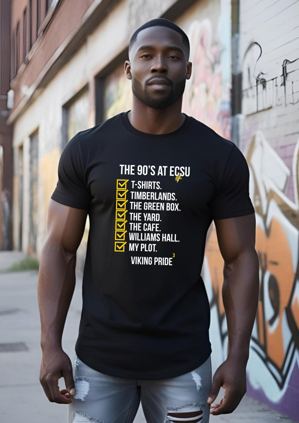 ECSU- Black and Gold