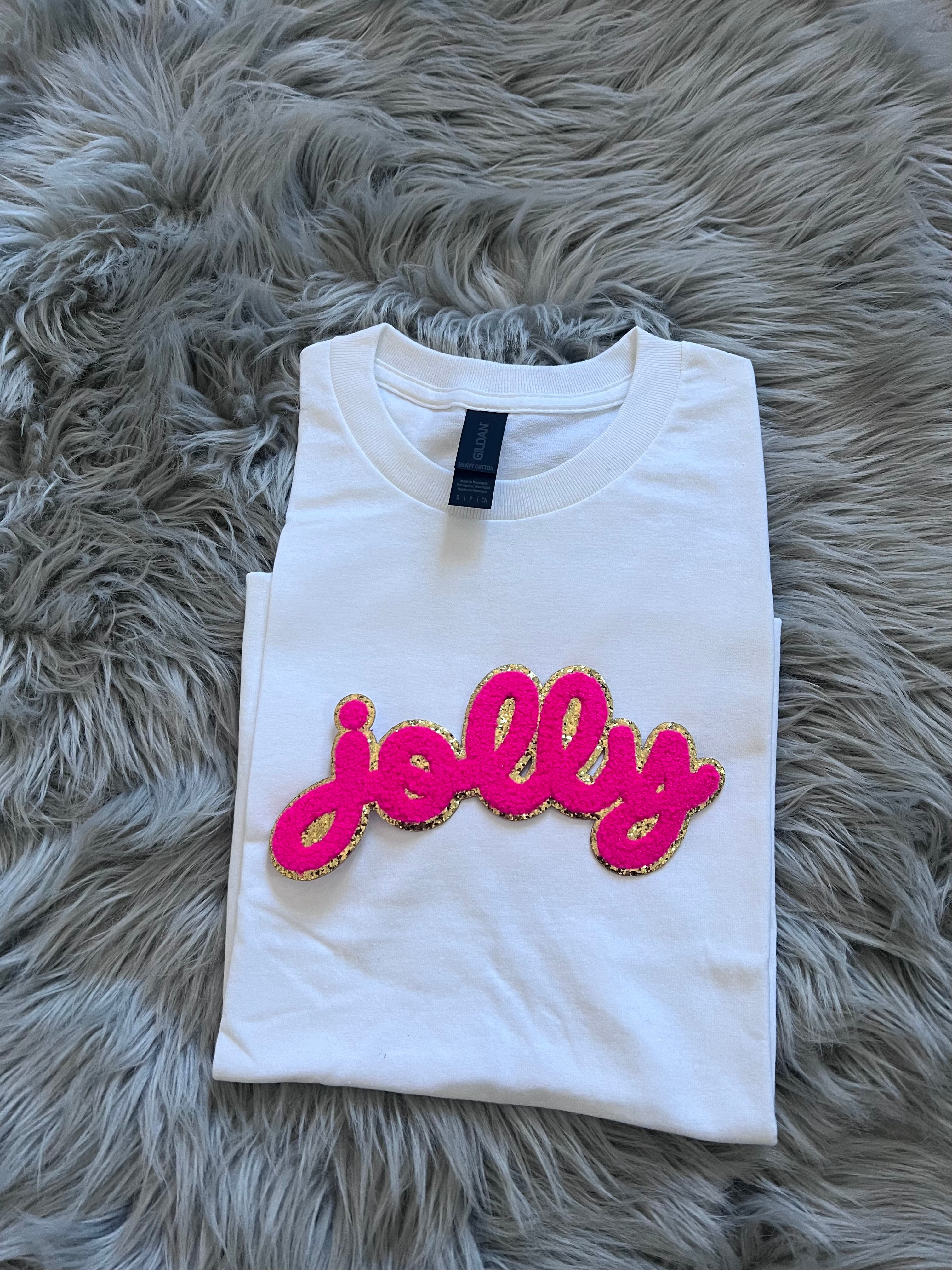Jolly-Pink and Gold Design