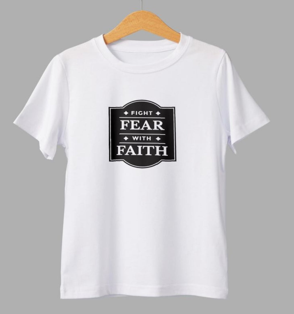 Fight Fear with Faith- Black