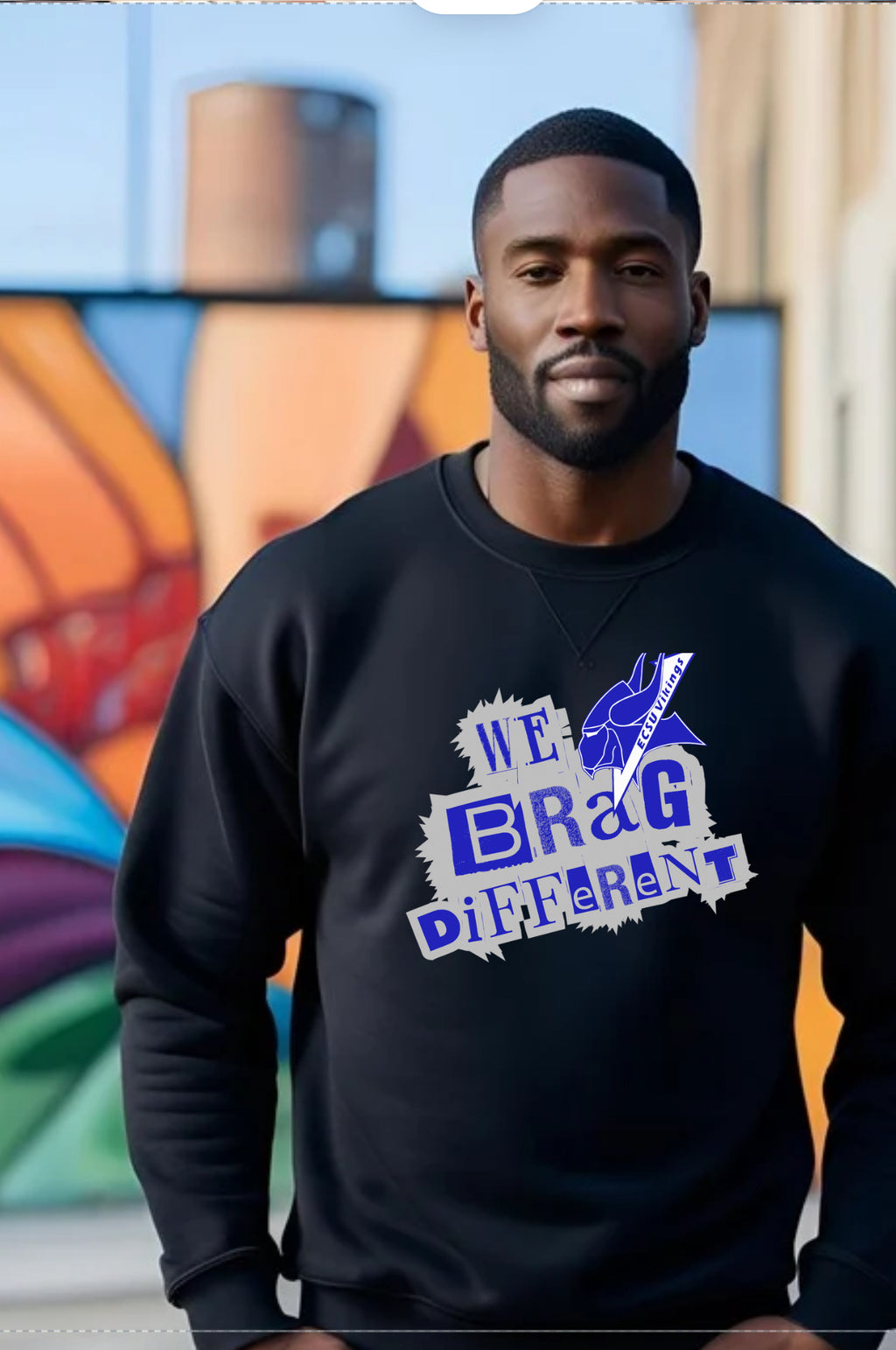We Brag Different- ECSU Sweatshirt
