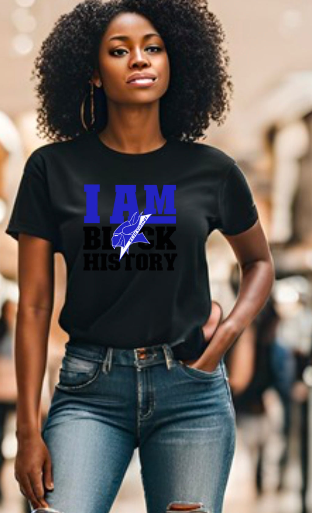 I am Black History ECSU T-shirt