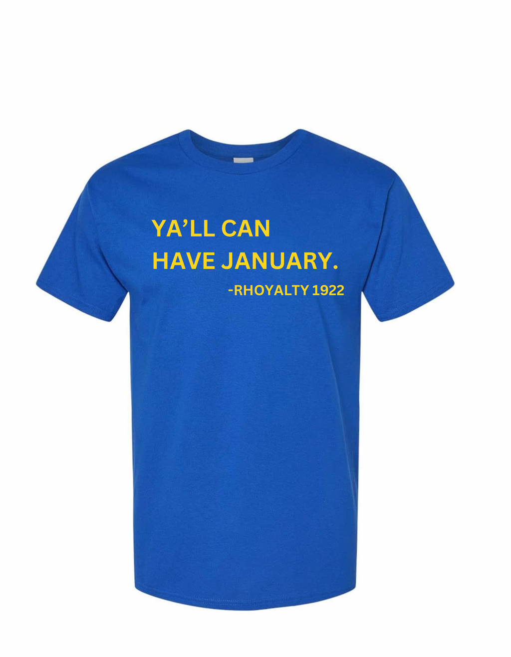 SGRHO- Y’all Can Have January