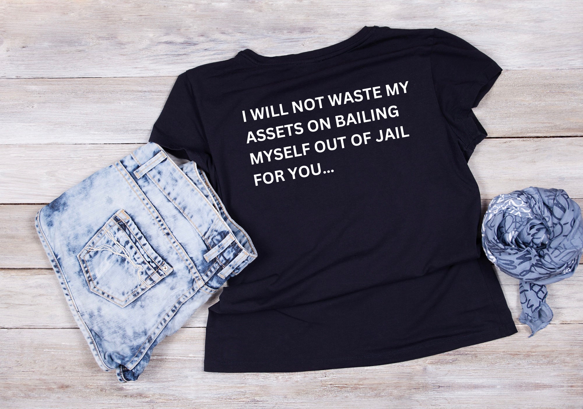 I Will Not Waste Assets on Bail Money