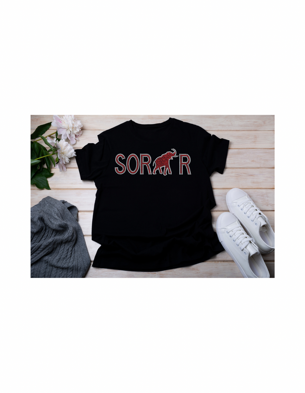 Soror- Delta Rhinestone T-shirt