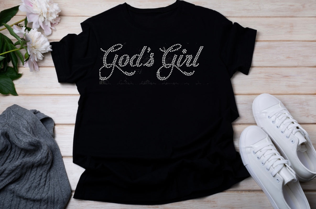 Gods Girl Rhinestone